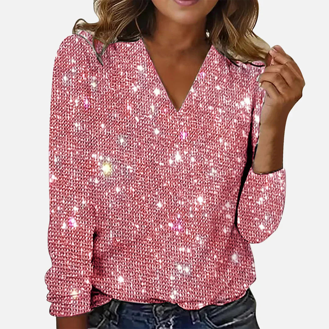 Ruby |  Blusa Escote en V Diamante