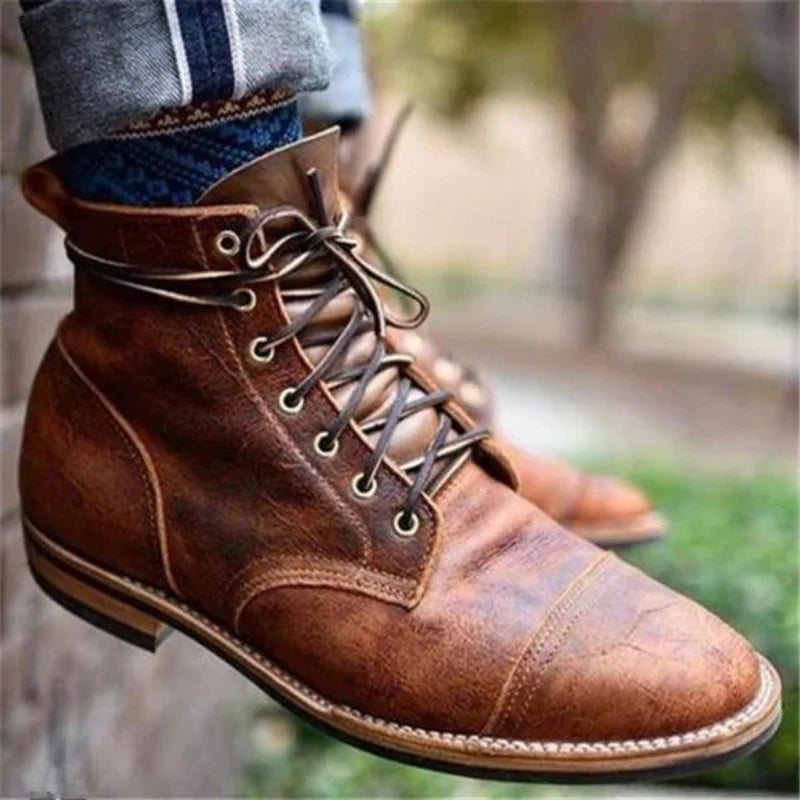 Jason – Botas de cuero resistentes para hombres