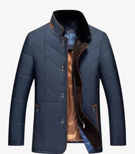 Solomon - Chaqueta de invierno para hombres con cuello alzado